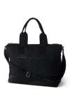 Lands' End Canvas Weekender Duffle Bag In Black
