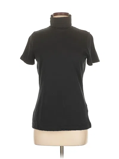 Pre-owned Lands' End Cardigan Sweater In Black