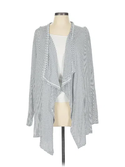 Pre-owned Lands' End Cardigan Sweater In Blue