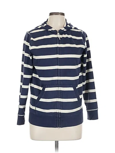 Pre-owned Lands' End Cardigan Sweater In Blue