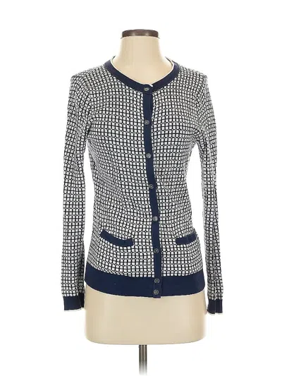 Pre-owned Lands' End Cardigan Sweater In Blue