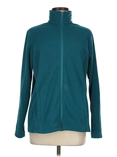 Pre-owned Lands' End Cardigan Sweater In Blue