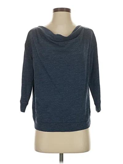 Pre-owned Lands' End Cardigan Sweater In Blue