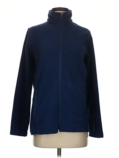 Pre-owned Lands' End Cardigan Sweater In Blue