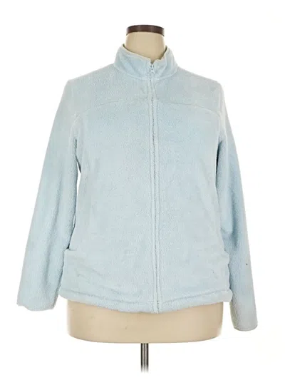 Pre-owned Lands' End Cardigan Sweater In Blue