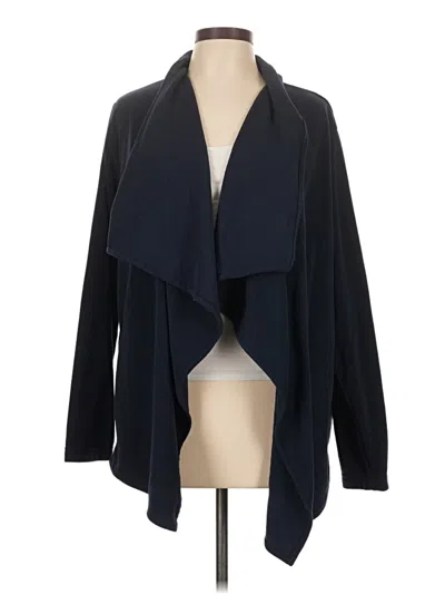 Pre-owned Lands' End Cardigan Sweater In Blue