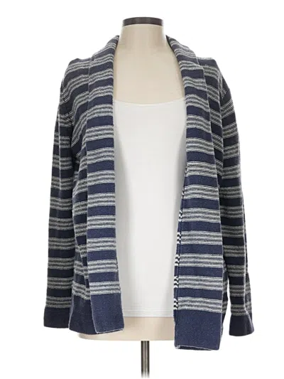 Pre-owned Lands' End Cardigan Sweater In Blue