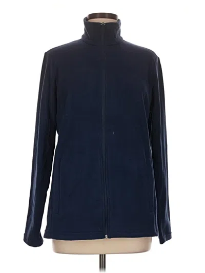 Pre-owned Lands' End Cardigan Sweater In Blue