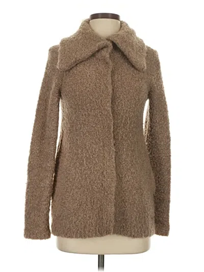 Pre-owned Lands' End Cardigan Sweater In Brown