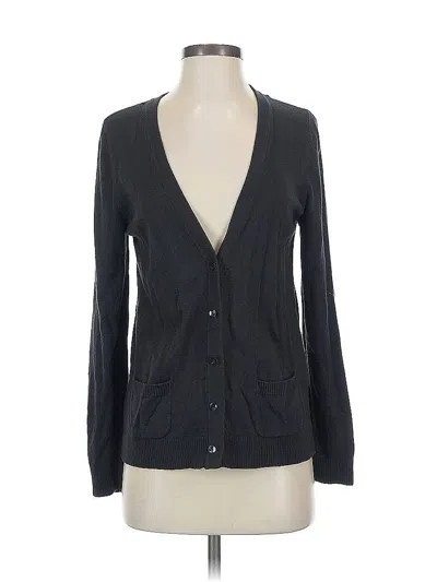 Pre-owned Lands' End Cardigan Sweater In Gray