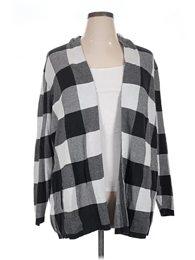 Pre-owned Lands' End Cardigan Sweater In Gray