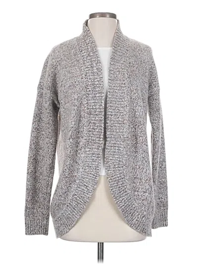 Pre-owned Lands' End Cardigan Sweater In Gray