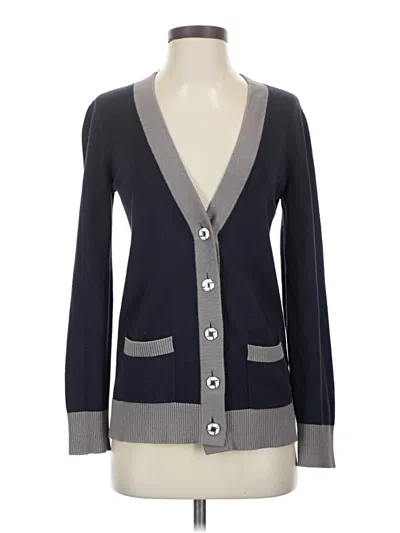 Pre-owned Lands' End Cardigan Sweater In Gray