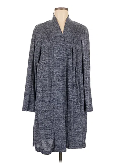 Pre-owned Lands' End Cardigan Sweater In Gray