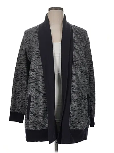 Pre-owned Lands' End Cardigan Sweater In Gray