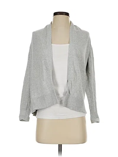 Pre-owned Lands' End Cardigan Sweater In Gray