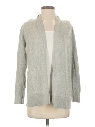 Pre-owned Lands' End Cardigan Sweater In Gray