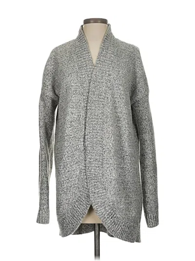 Pre-owned Lands' End Cardigan Sweater In Gray