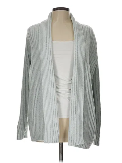 Pre-owned Lands' End Cardigan Sweater In Gray