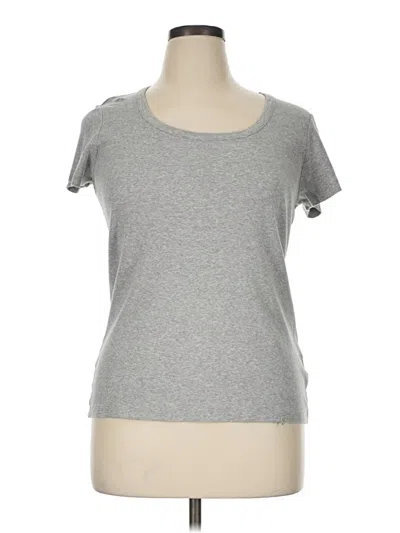 Pre-owned Lands' End Cardigan Sweater In Gray