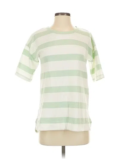 Pre-owned Lands' End Cardigan Sweater In Green