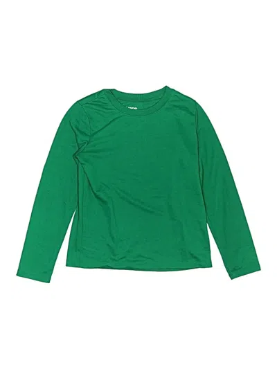 Pre-owned Lands' End Kids'  Cardigan Sweater In Green