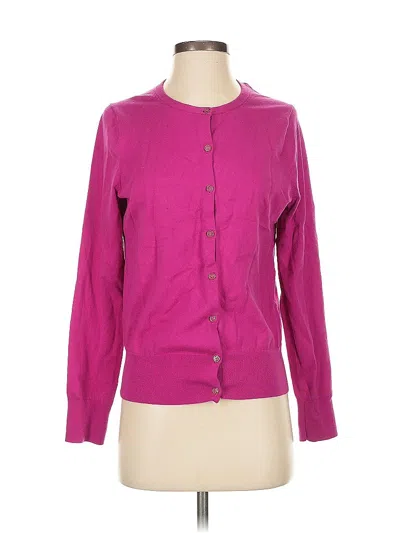 Pre-owned Lands' End Cardigan Sweater In Pink