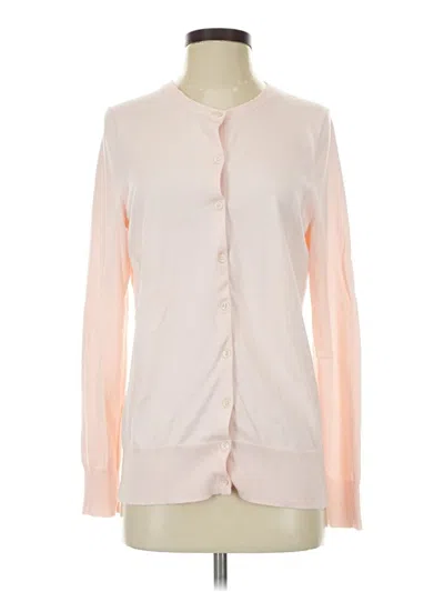 Pre-owned Lands' End Cardigan Sweater In Pink