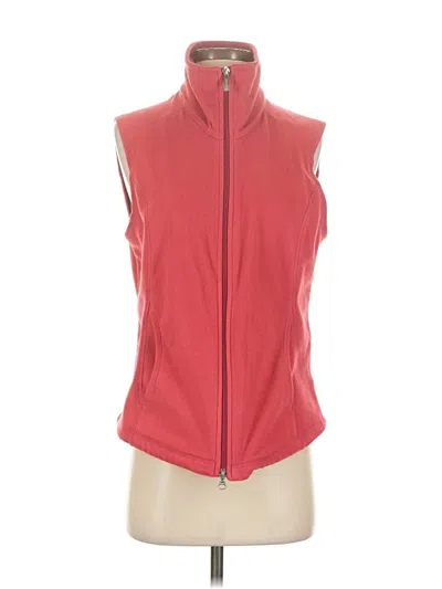 Pre-owned Lands' End Cardigan Sweater In Red