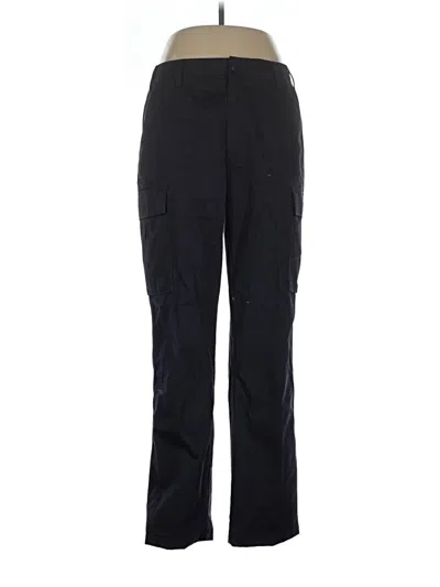 Pre-owned Lands' End Cargo Pants In Black