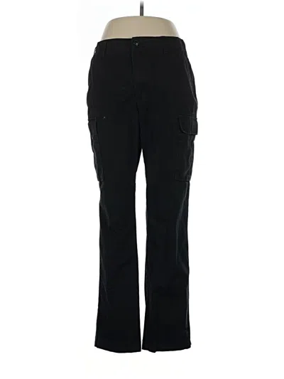 Pre-owned Lands' End Cargo Pants In Black