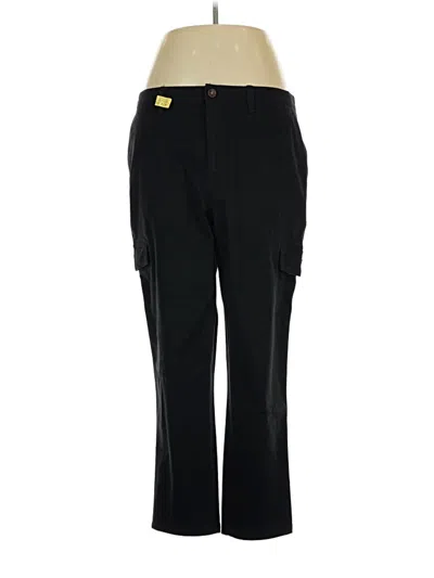 Pre-owned Lands' End Cargo Pants In Black