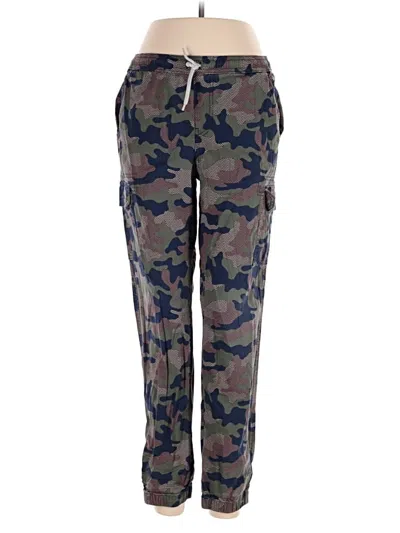 Pre-owned Lands' End Cargo Pants In Green
