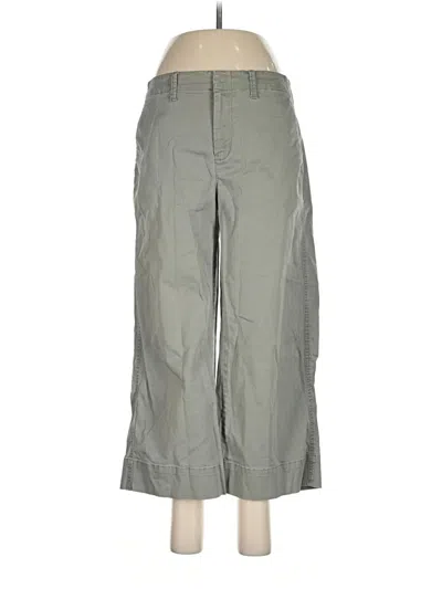 Pre-owned Lands' End Cargo Pants In Green