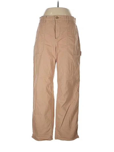 Pre-owned Lands' End Cargo Pants In Tan