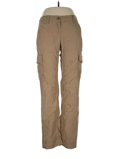 Pre-owned Lands' End Cargo Pants In Tan