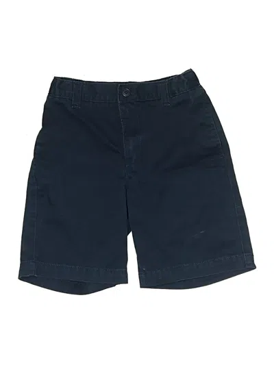 Pre-owned Lands' End Kids'  Cargo Shorts In Blue