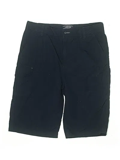 Pre-owned Lands' End Kids'  Cargo Shorts In Blue