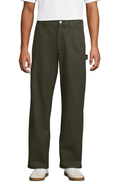 Lands' End Carpenter Pant In Green