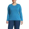Lands' End Cashmere Sweater In Blue
