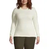 Lands' End Cashmere Sweater In Fresh Ivory