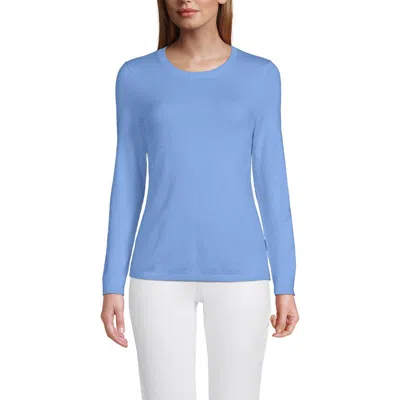 Lands' End Cashmere Sweater In Fresh Sky