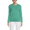Lands' End Cashmere Sweater In Light Seaglass