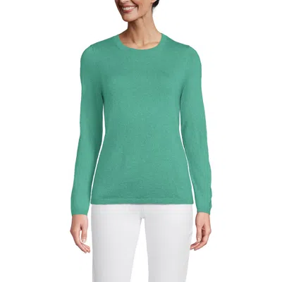 Lands' End Cashmere Sweater In Light Seaglass