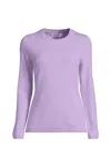 Lands' End Cashmere Sweater In Purple