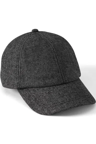 Lands' End Cashtouch Baseball Cap In Black