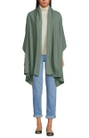 Lands' End Cashtouch Shawl Wrap In Green