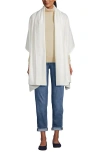 Lands' End Cashtouch Shawl Wrap In White