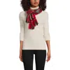 Lands' End Cashtouch Winter Scarf Pattern In Red