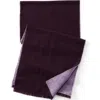 Lands' End Cashtouch Winter Scarf Pattern In Midnight Plum/blushed Lilac